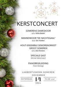 Kerstconcert Somerens Dameskoor en Herenkoor Nachtegaal